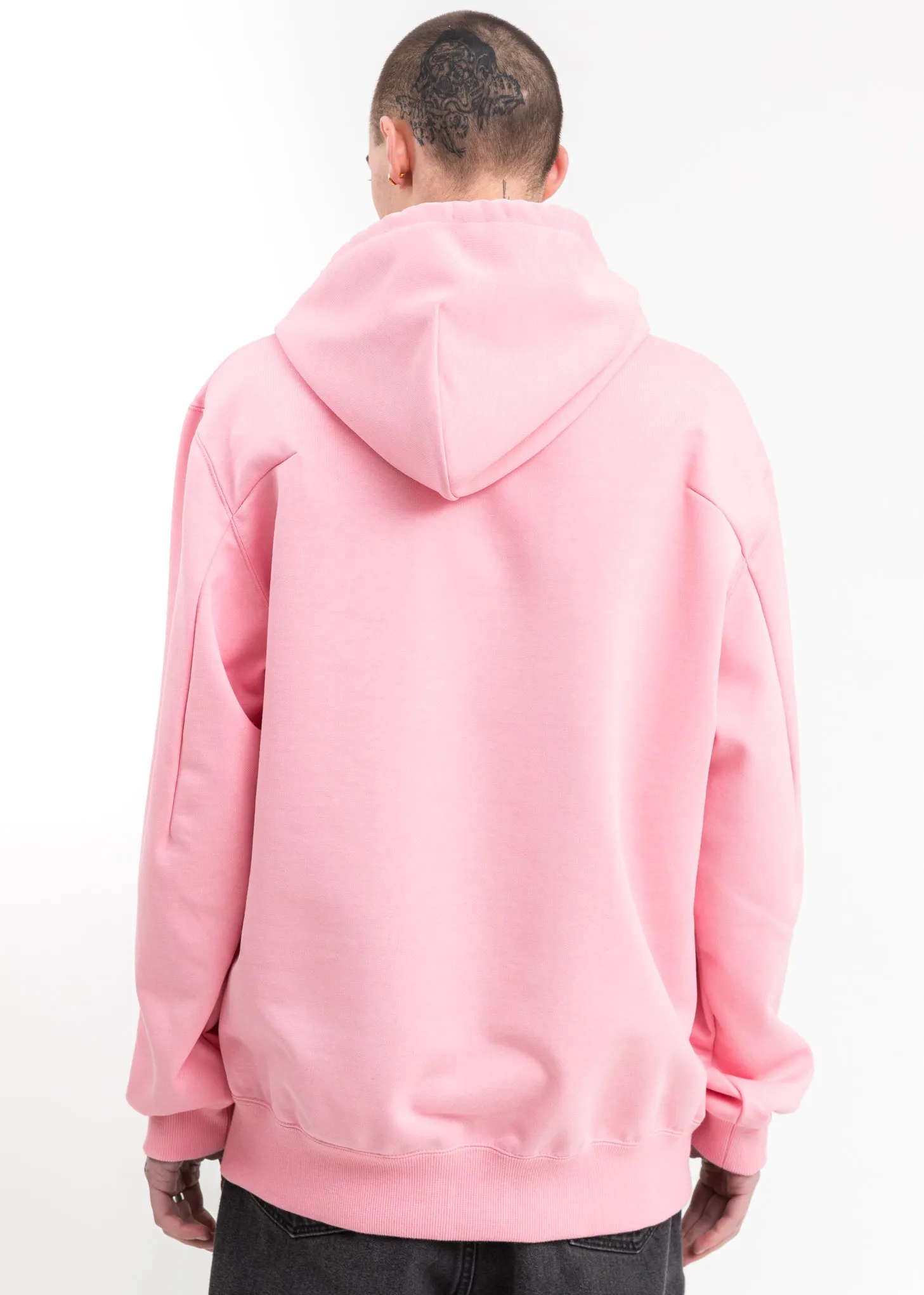 Pink Not Valentine Embroidery Hoodie