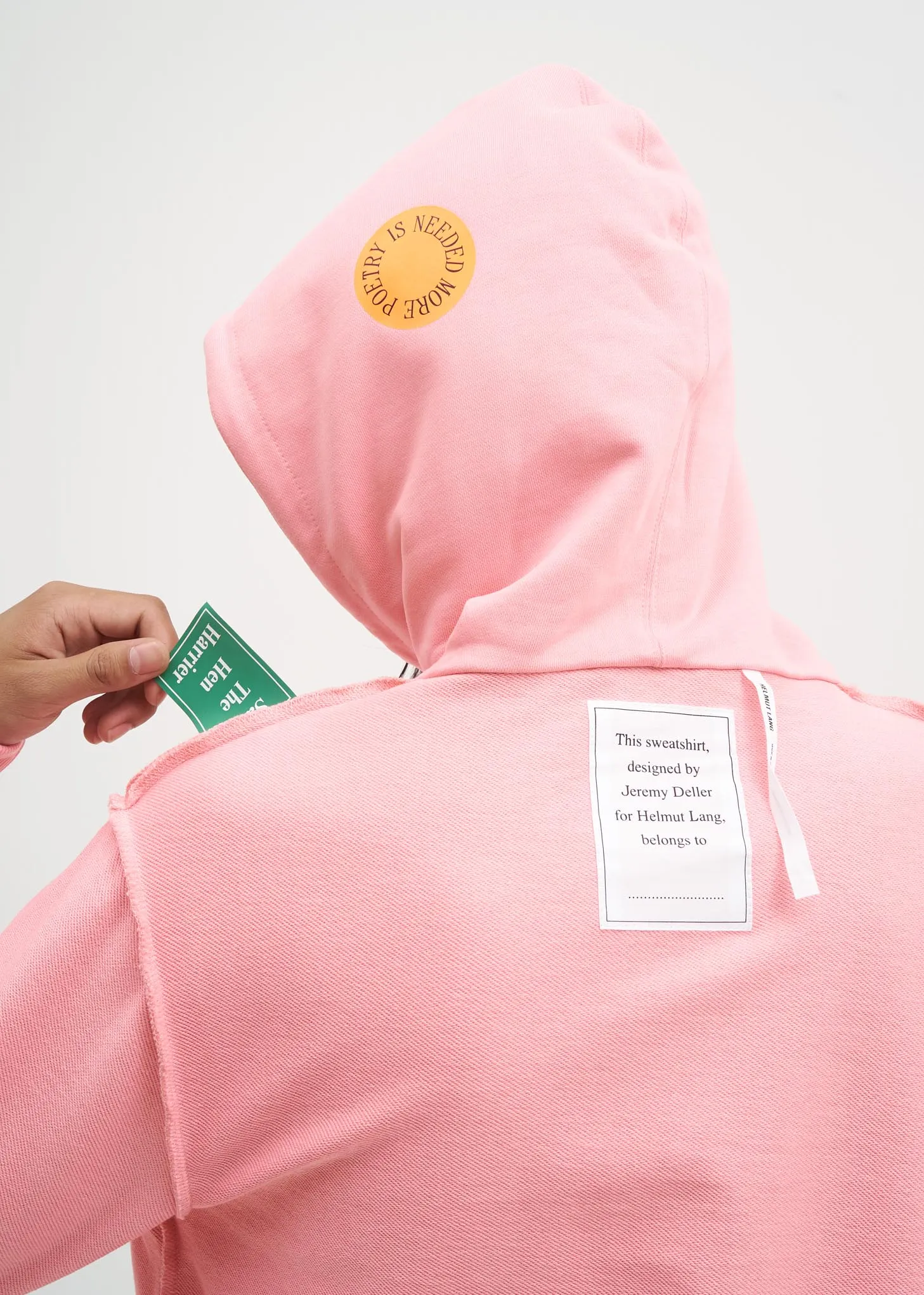 Pink Patch Pocket Hoodie
