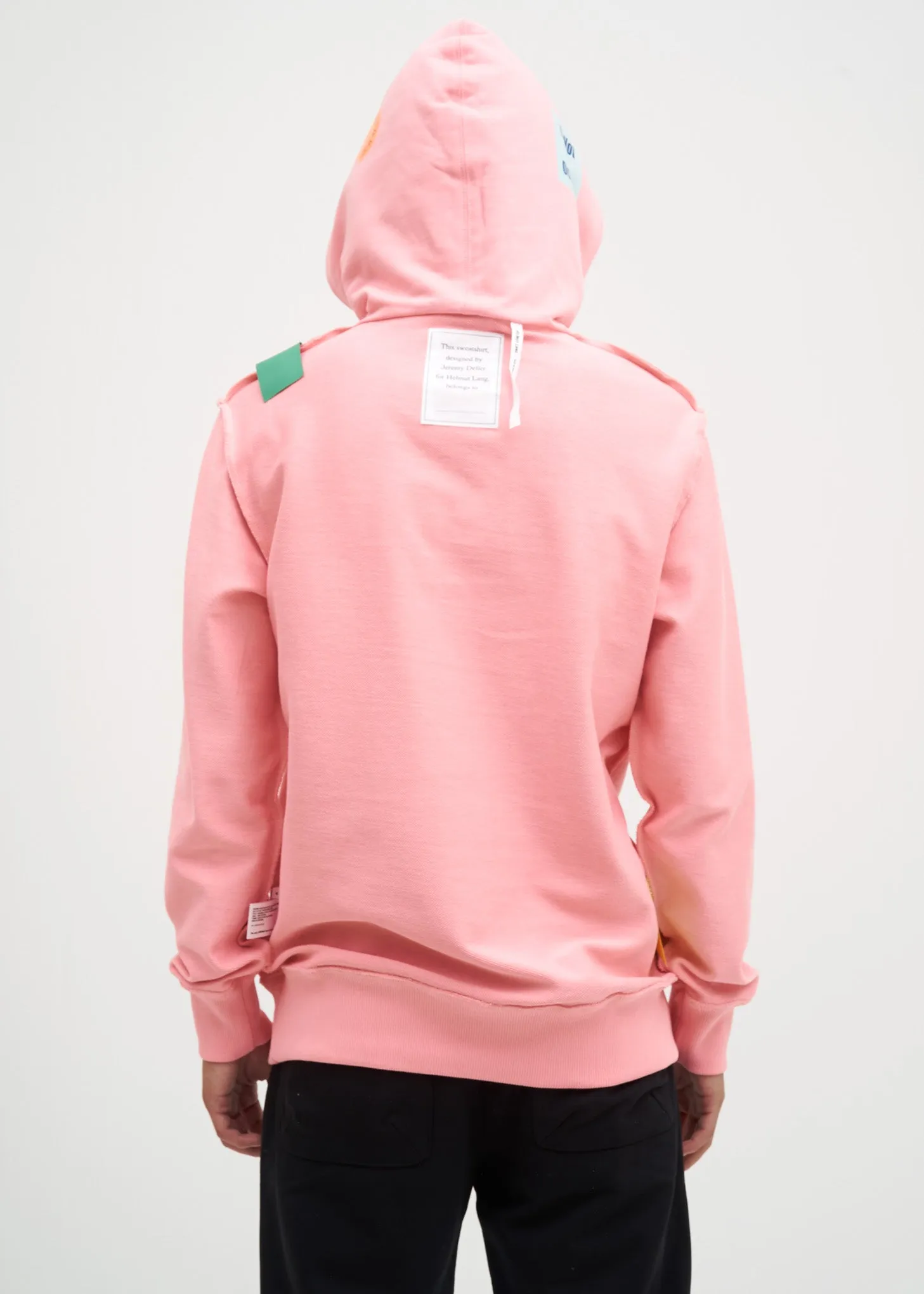 Pink Patch Pocket Hoodie