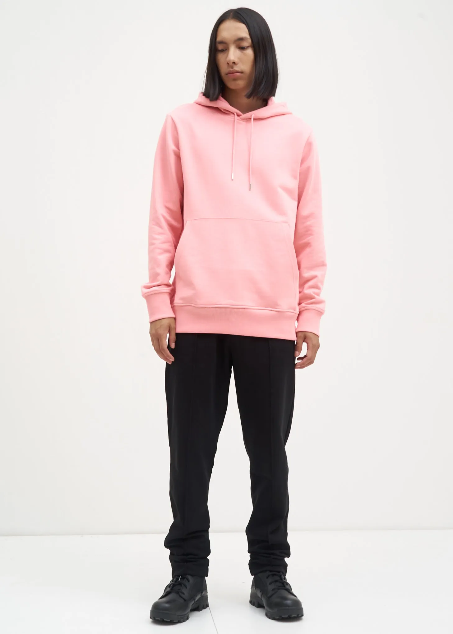 Pink Patch Pocket Hoodie