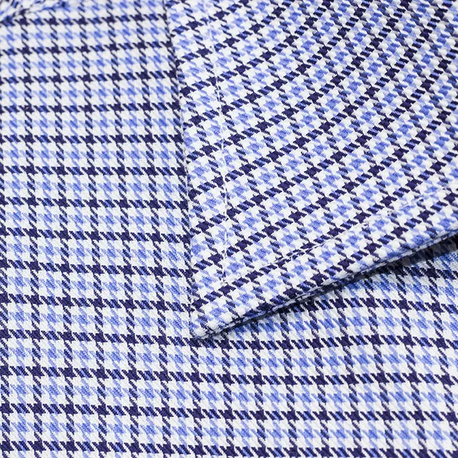 Plaid Mens Dress Shirt Contemporary Fit