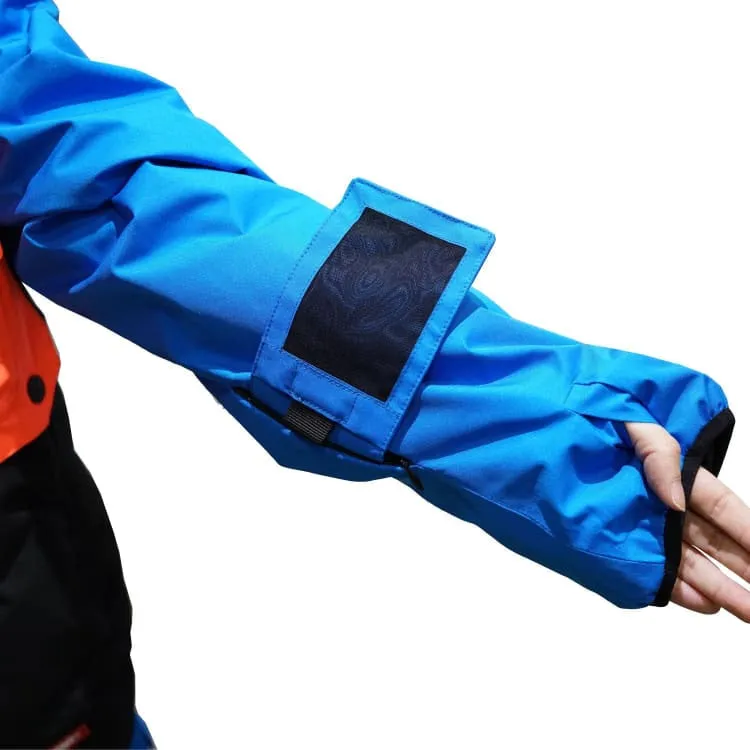 Optimized Title: PLANB PROJECT Unisex Blue Piste Snow Jacket – Stylish Winter Outerwear for Skiing and Snowboarding