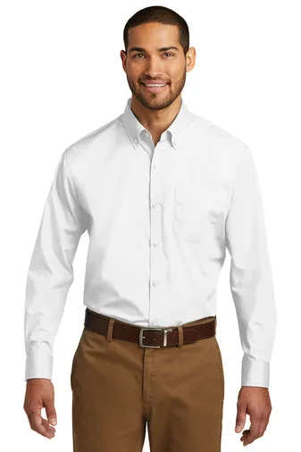 Port Authority® W100 Long Sleeve Carefree Poplin Shirt