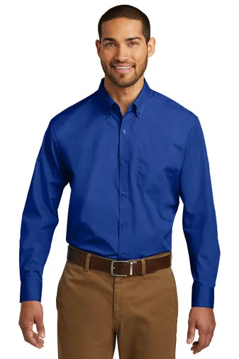 Port Authority® W100 Long Sleeve Carefree Poplin Shirt