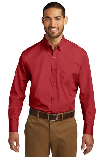 Port Authority® W100 Long Sleeve Carefree Poplin Shirt