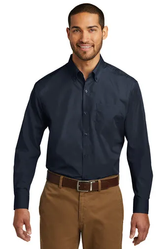 Port Authority® W100 Long Sleeve Carefree Poplin Shirt