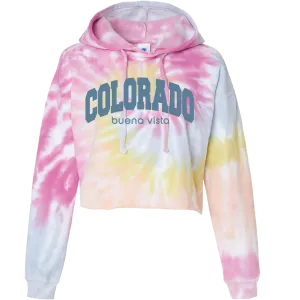 Puffy College Crop Hoodie