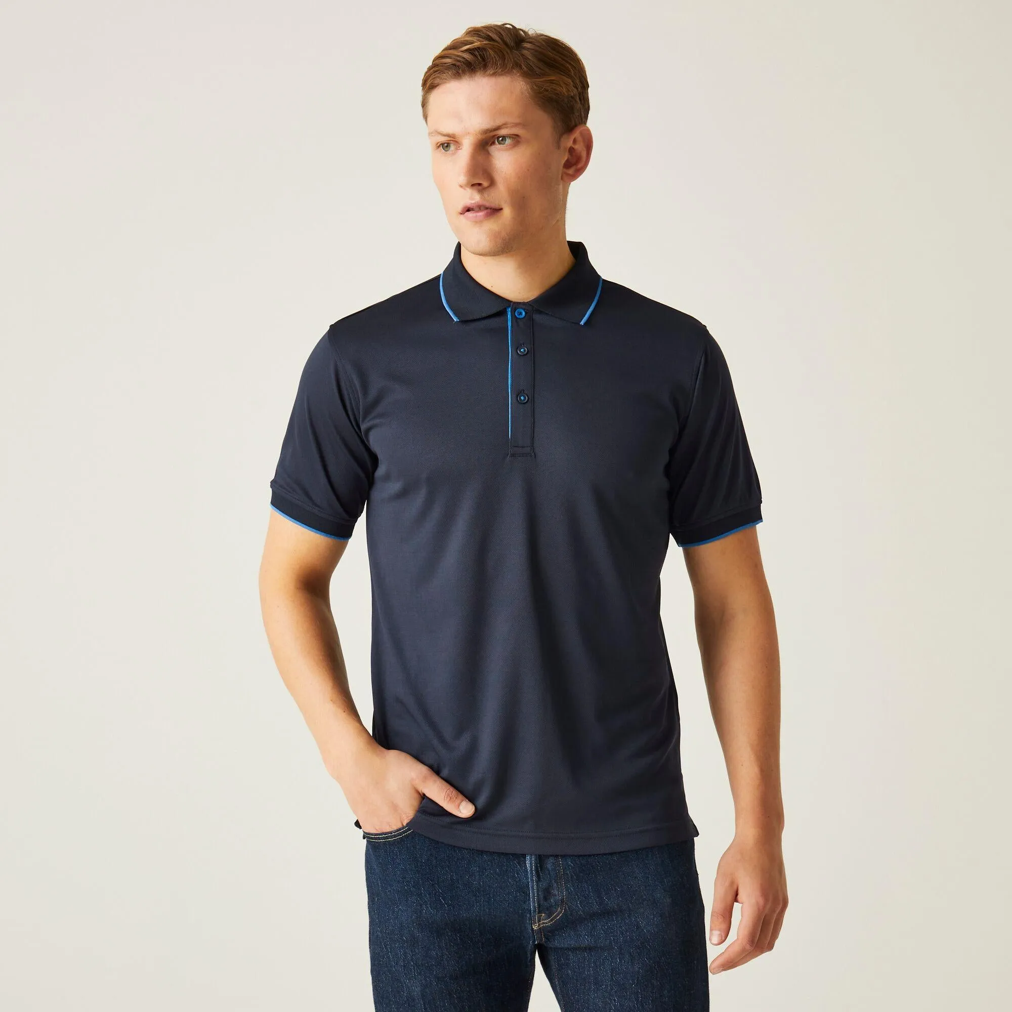 Regatta Professional Navigate Moisture-Wicking Anti-Bacterial Short Sleeve Polo Shirt TRS264