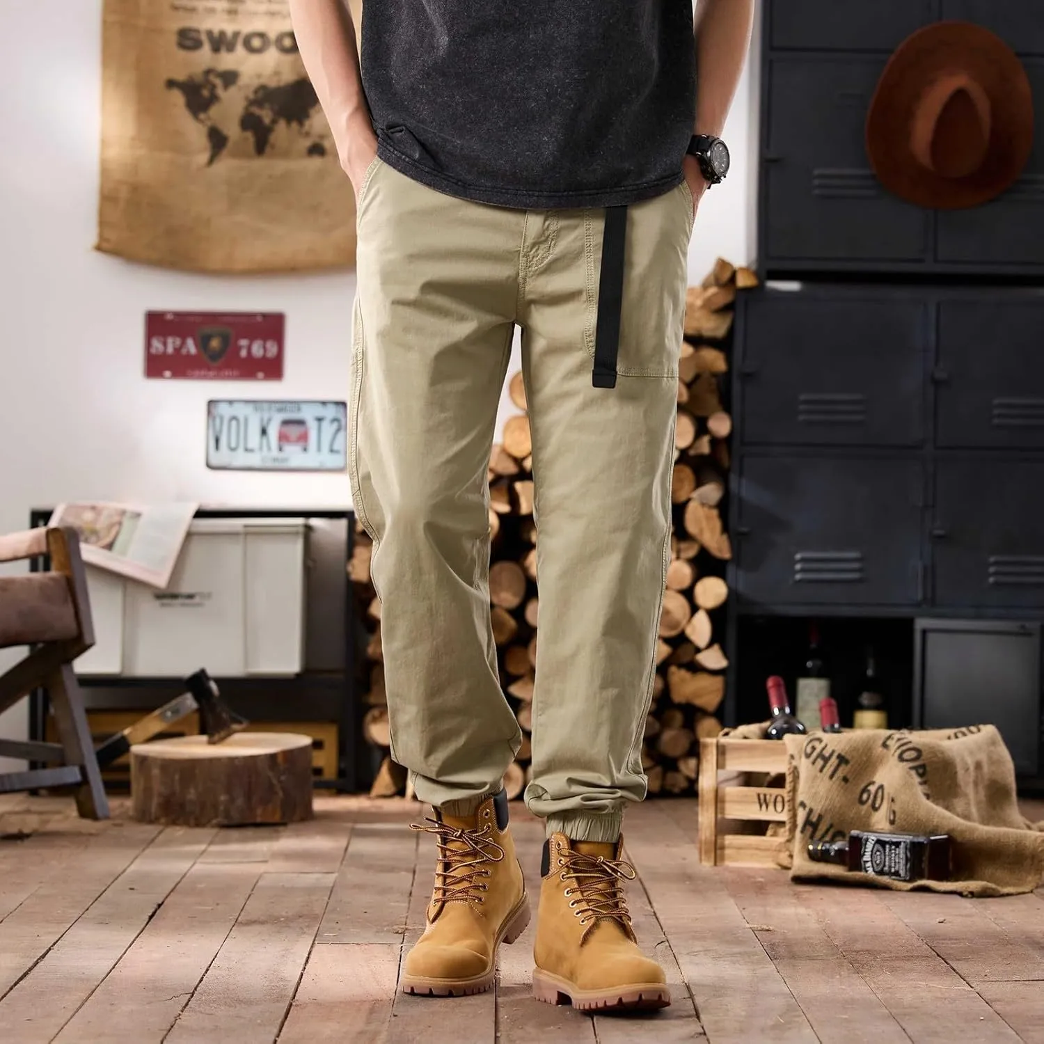 Regular Casual Pants Slim Fit Business Long Pants Men's Sports Pants Men's Cargo Pants Men's Tactical Pants Trousers