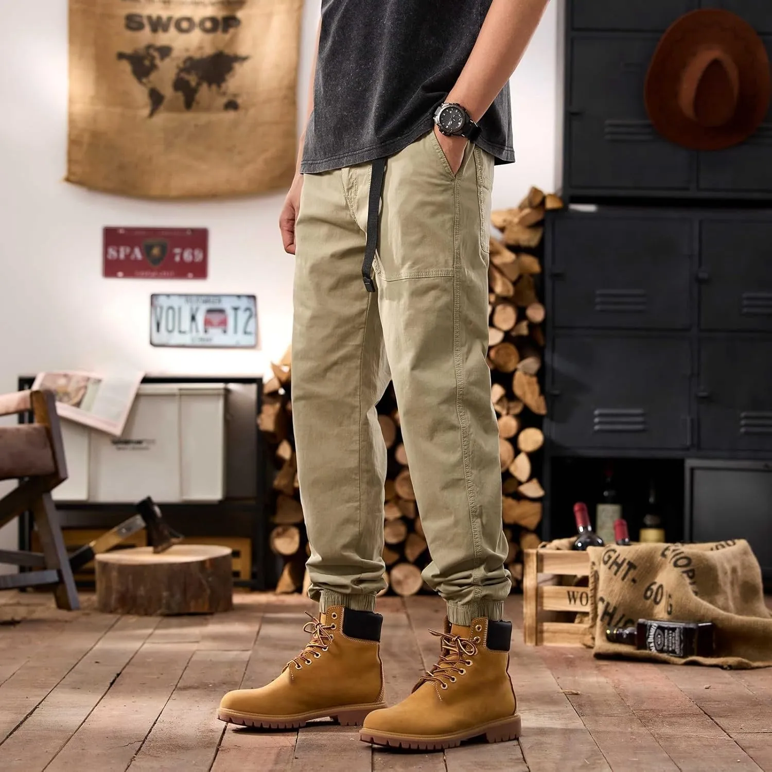 Regular Casual Pants Slim Fit Business Long Pants Men's Sports Pants Men's Cargo Pants Men's Tactical Pants Trousers