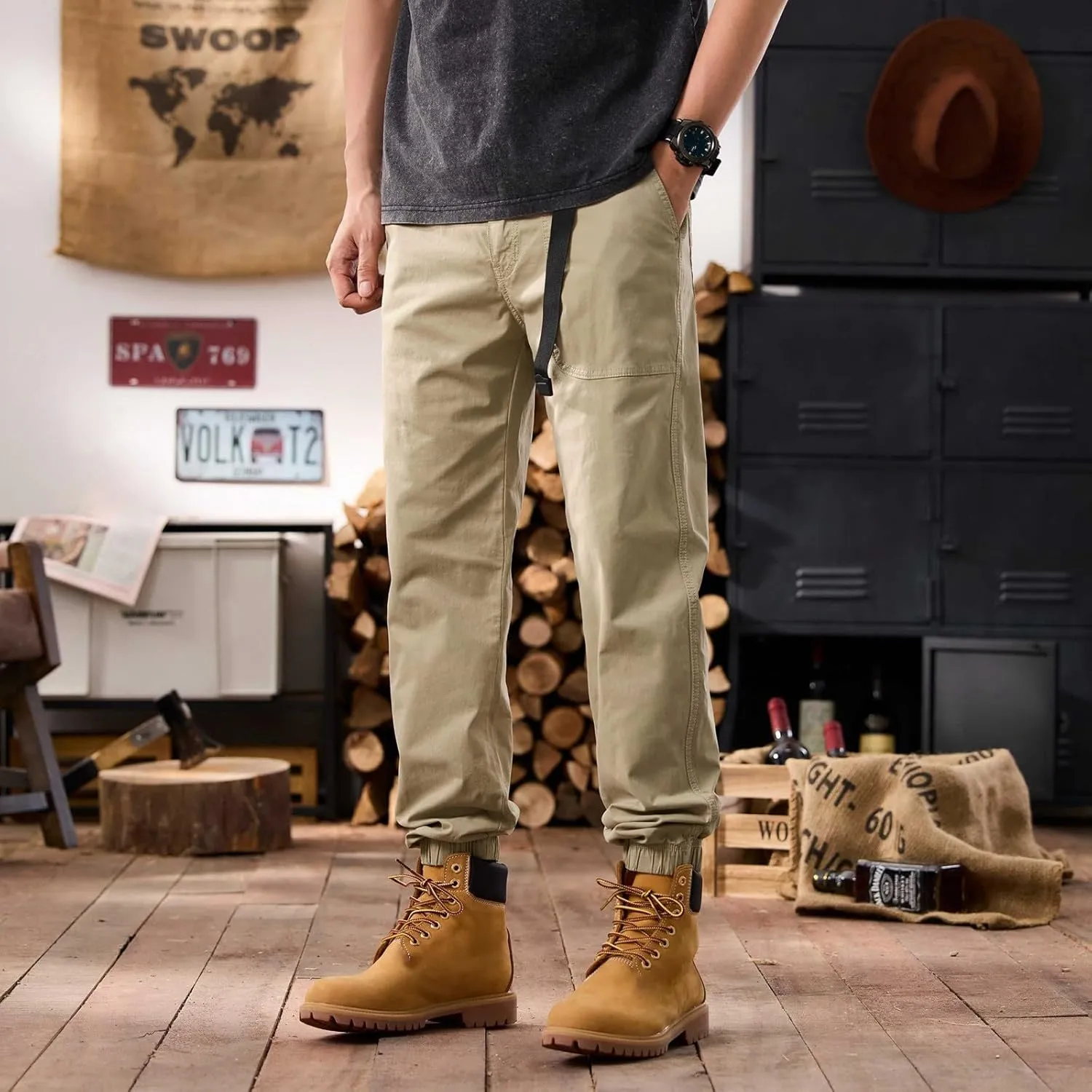 Regular Casual Pants Slim Fit Business Long Pants Men's Sports Pants Men's Cargo Pants Men's Tactical Pants Trousers