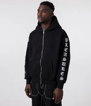 Relaxed Fit Oe Zip Up Hoodie