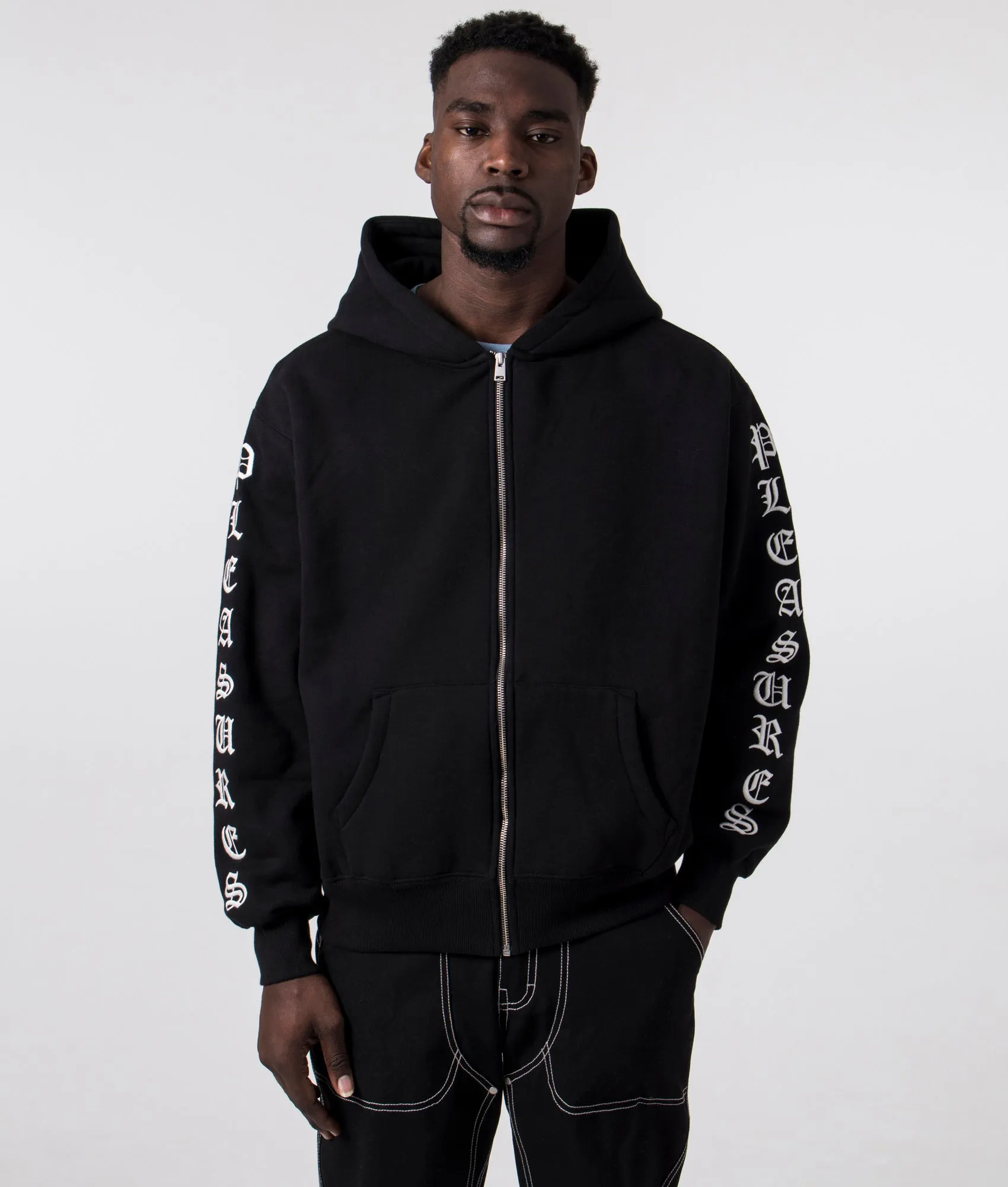 Relaxed Fit Oe Zip Up Hoodie