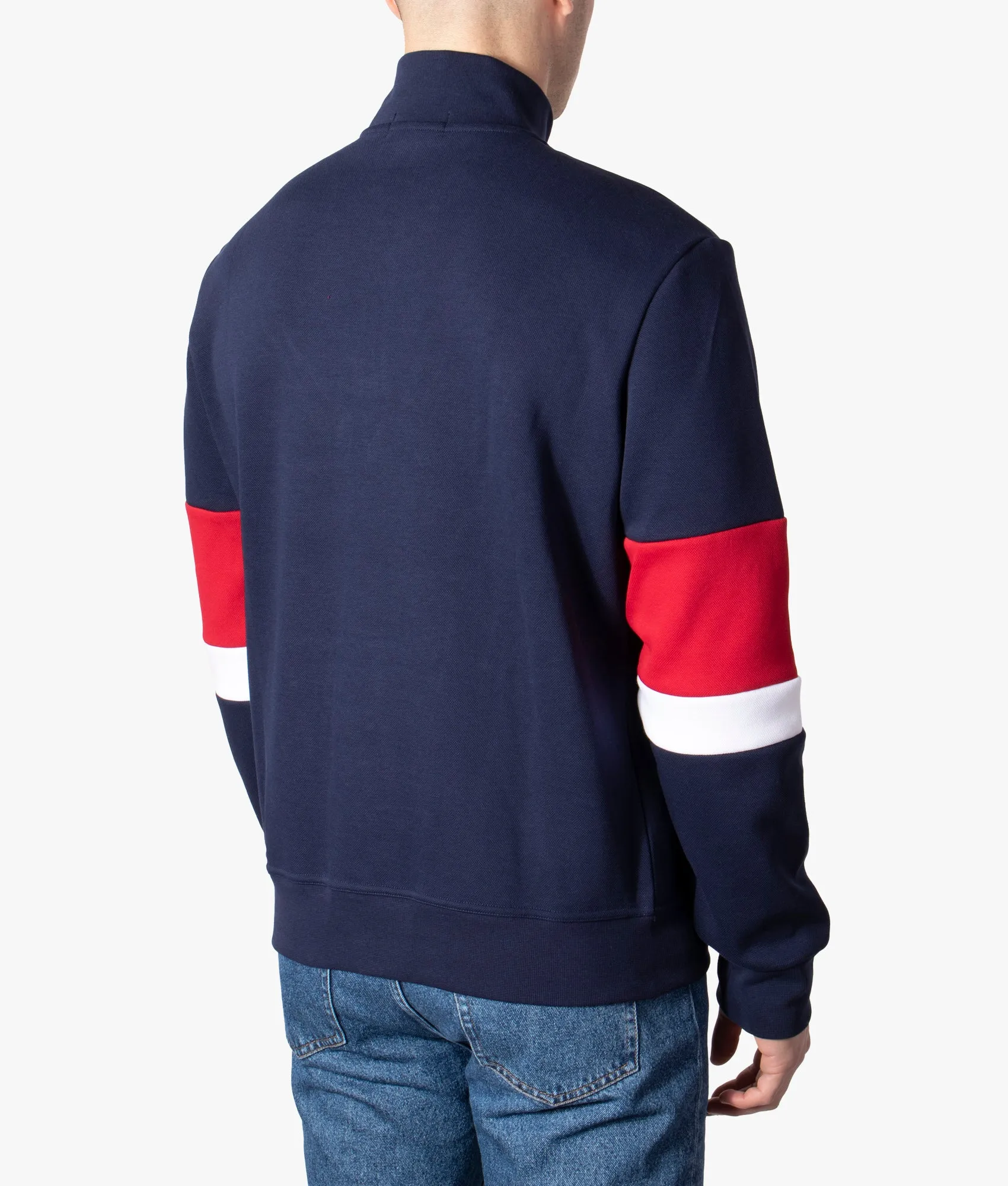 Relaxed Fit Quarter Zip  Sweatshirt