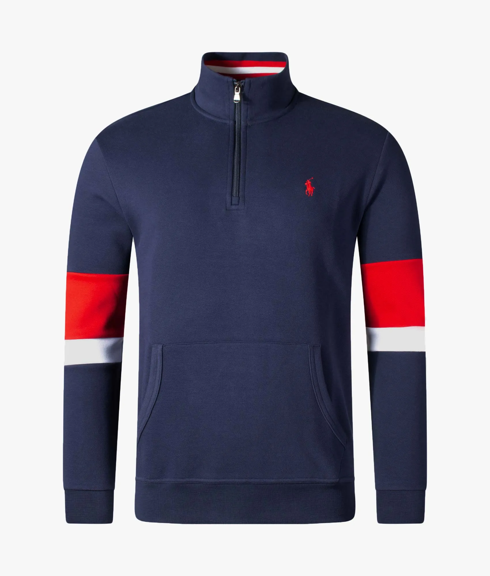 Relaxed Fit Quarter Zip  Sweatshirt