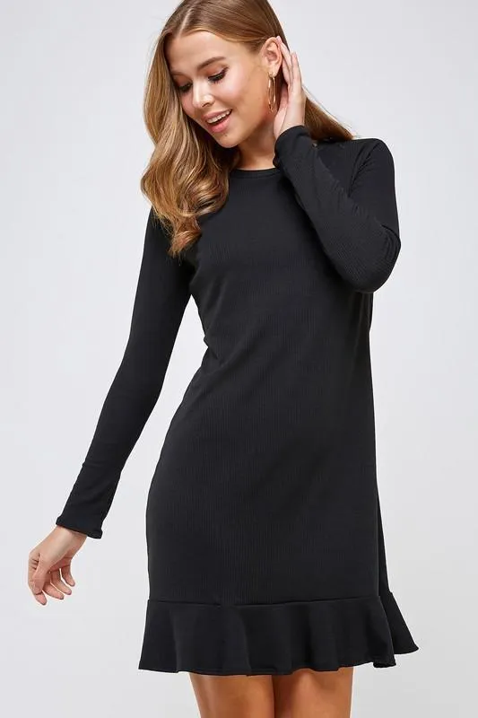 Ruffle Hem Dress