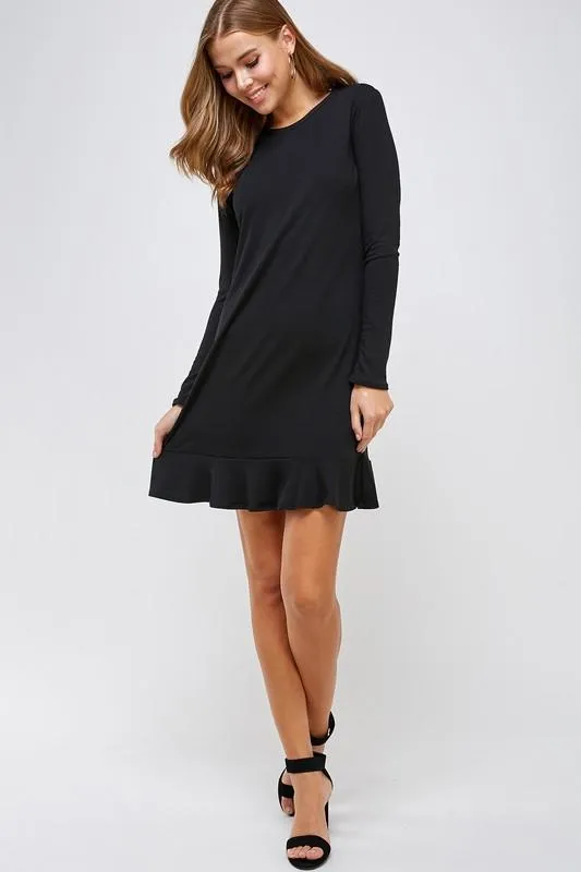 Ruffle Hem Dress