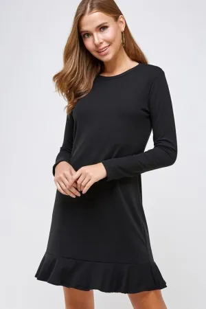 Ruffle Hem Dress