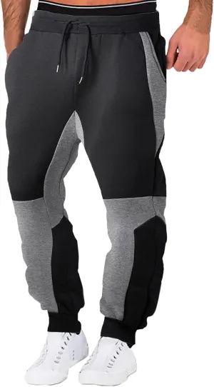 Sweatpants for Men with Pockets Pant Men's Casual Elastic Waist Drawstring Work Jogger Pants with Pockets Mens Casual