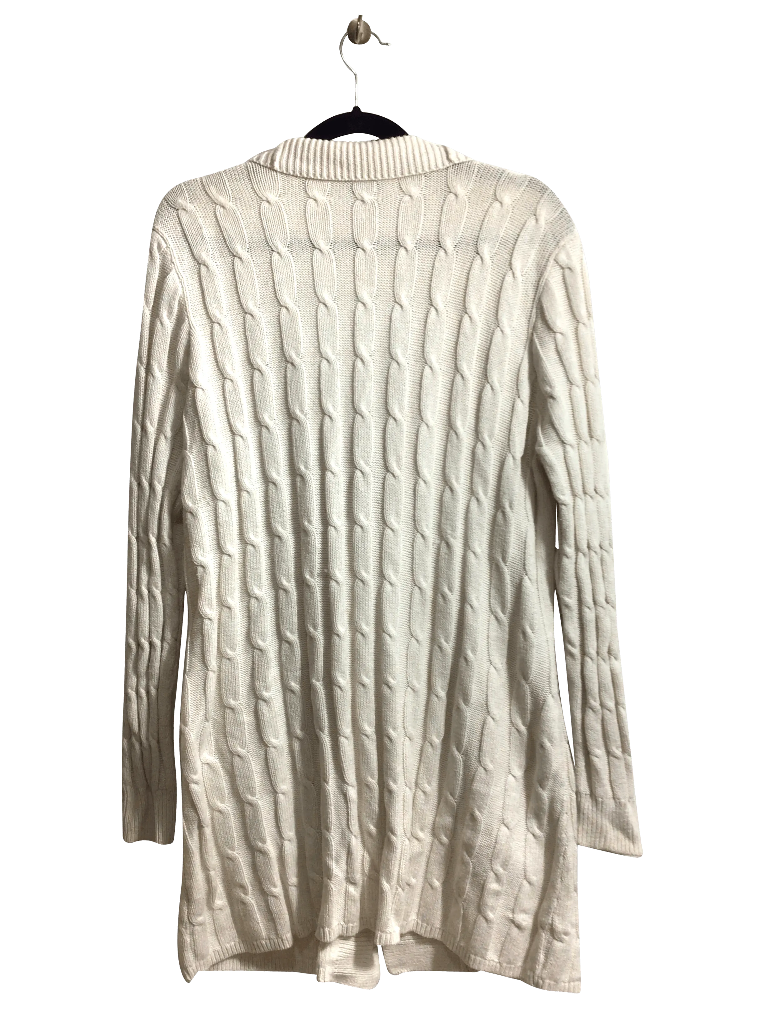 TALBOTS Women Cardigans Regular fit in White - L