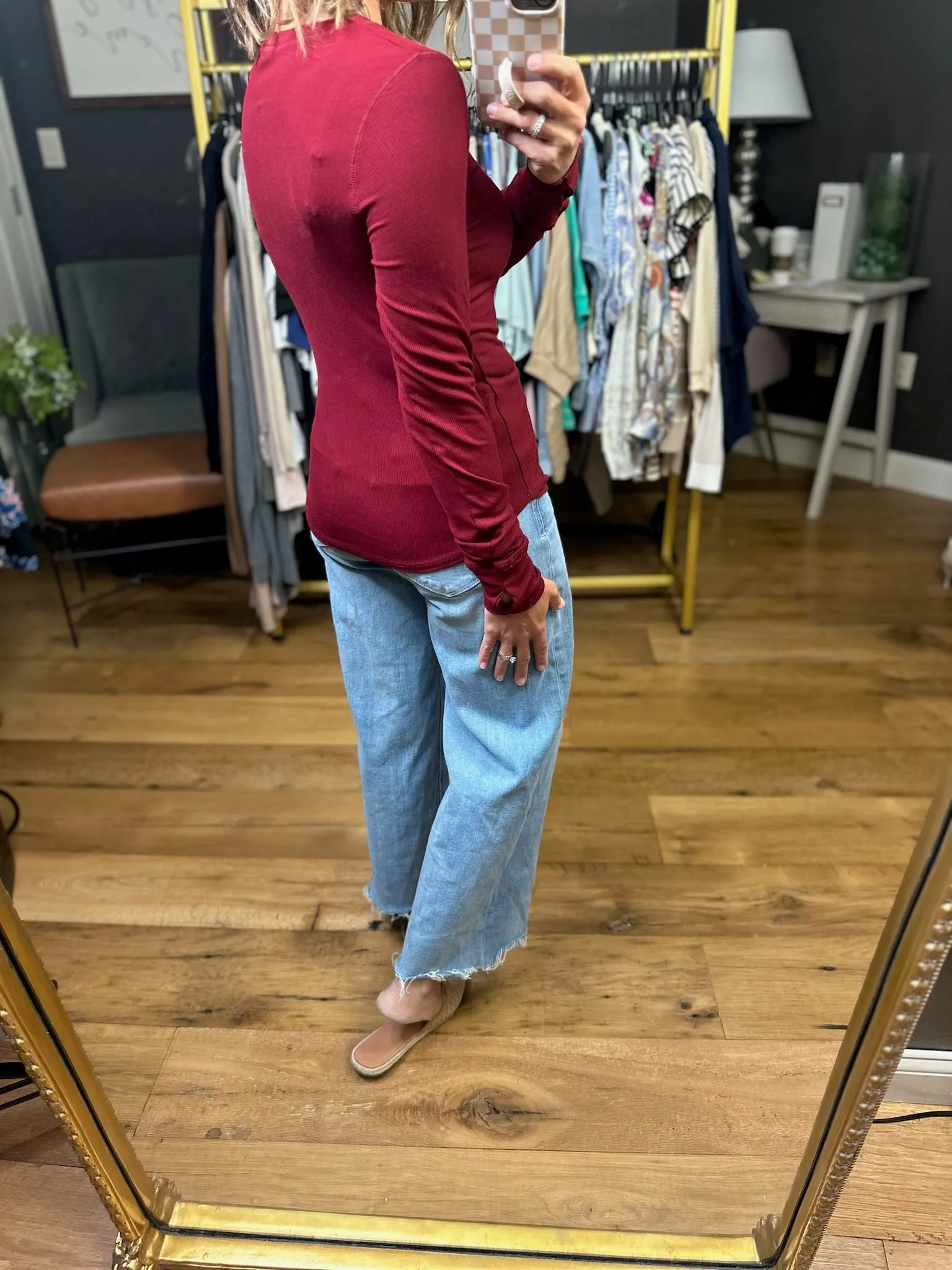 The Lennie Ribbed Long Sleeve Top - Multiple Options