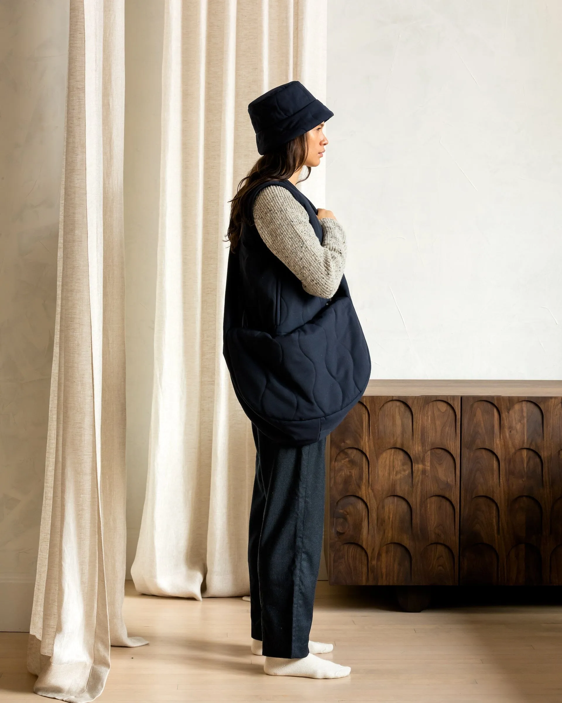 The Quilted Crescent Bag