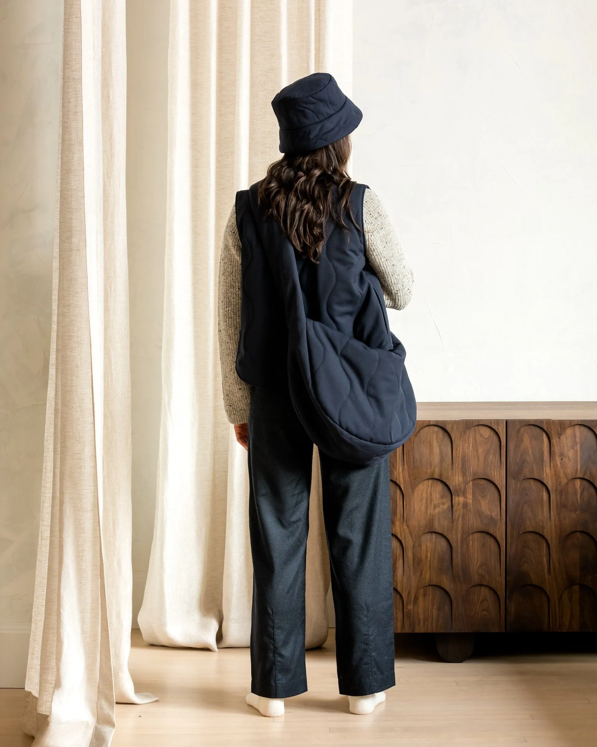 The Quilted Crescent Bag