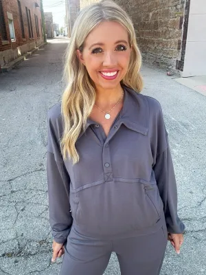 Thrive Societe Briar Snap Pullover