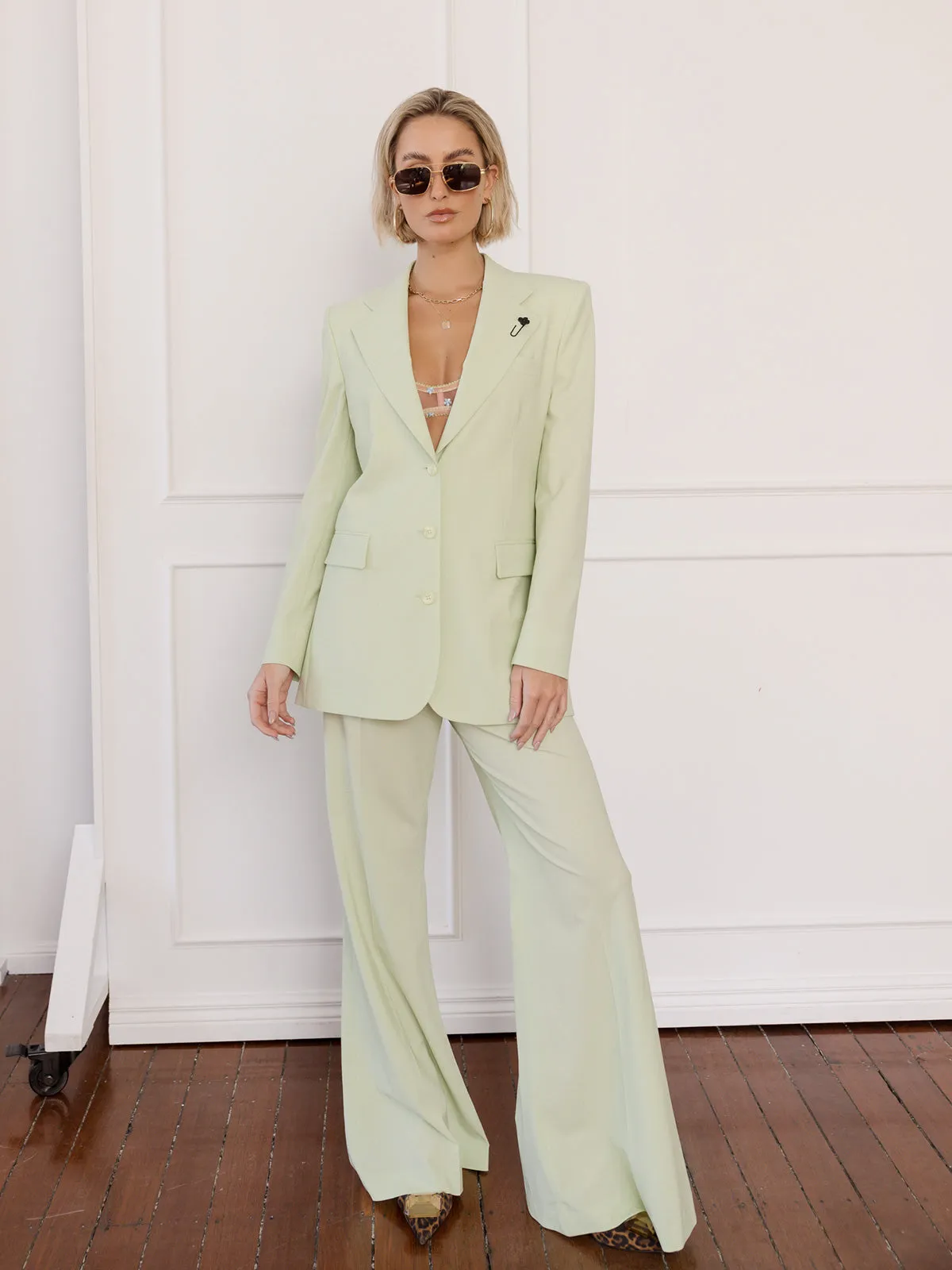 Tiago Trousers in Sage Green