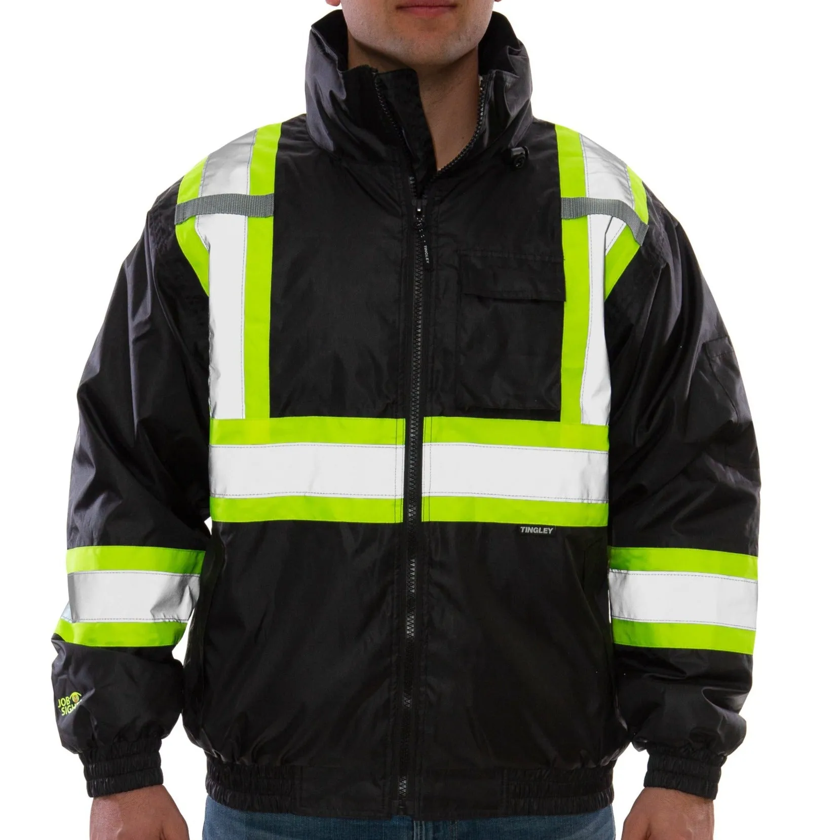 Tingley J26123C, Black X-Back Bomber Jacket