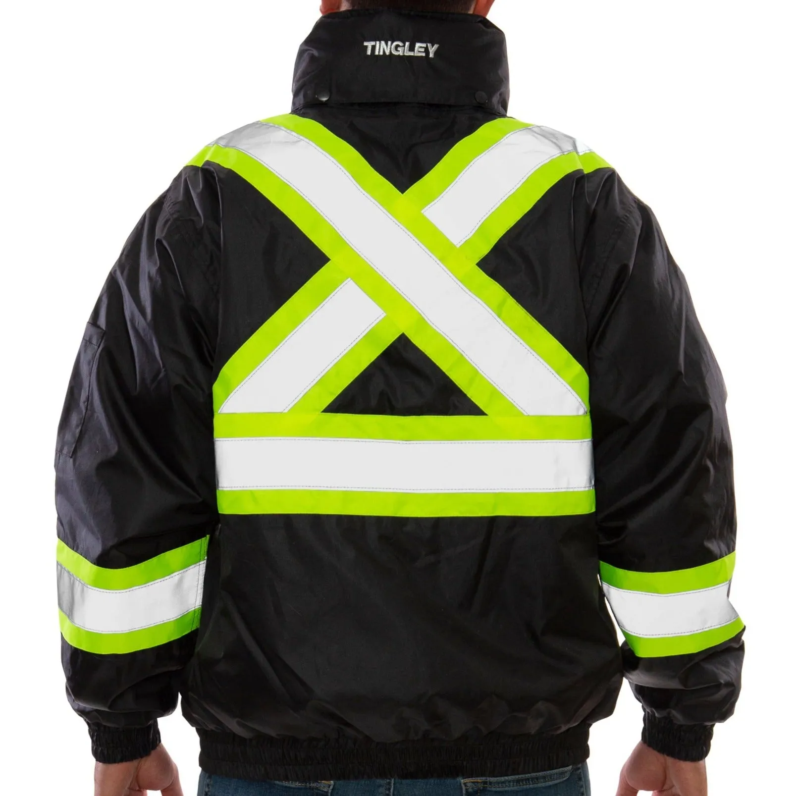 Tingley J26123C, Black X-Back Bomber Jacket