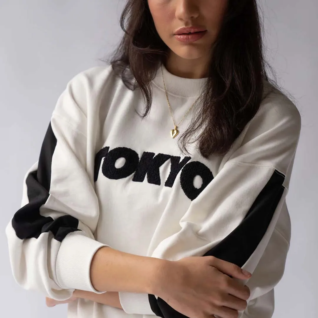 TOKYO SWEATSHIRT | WARM WHITE