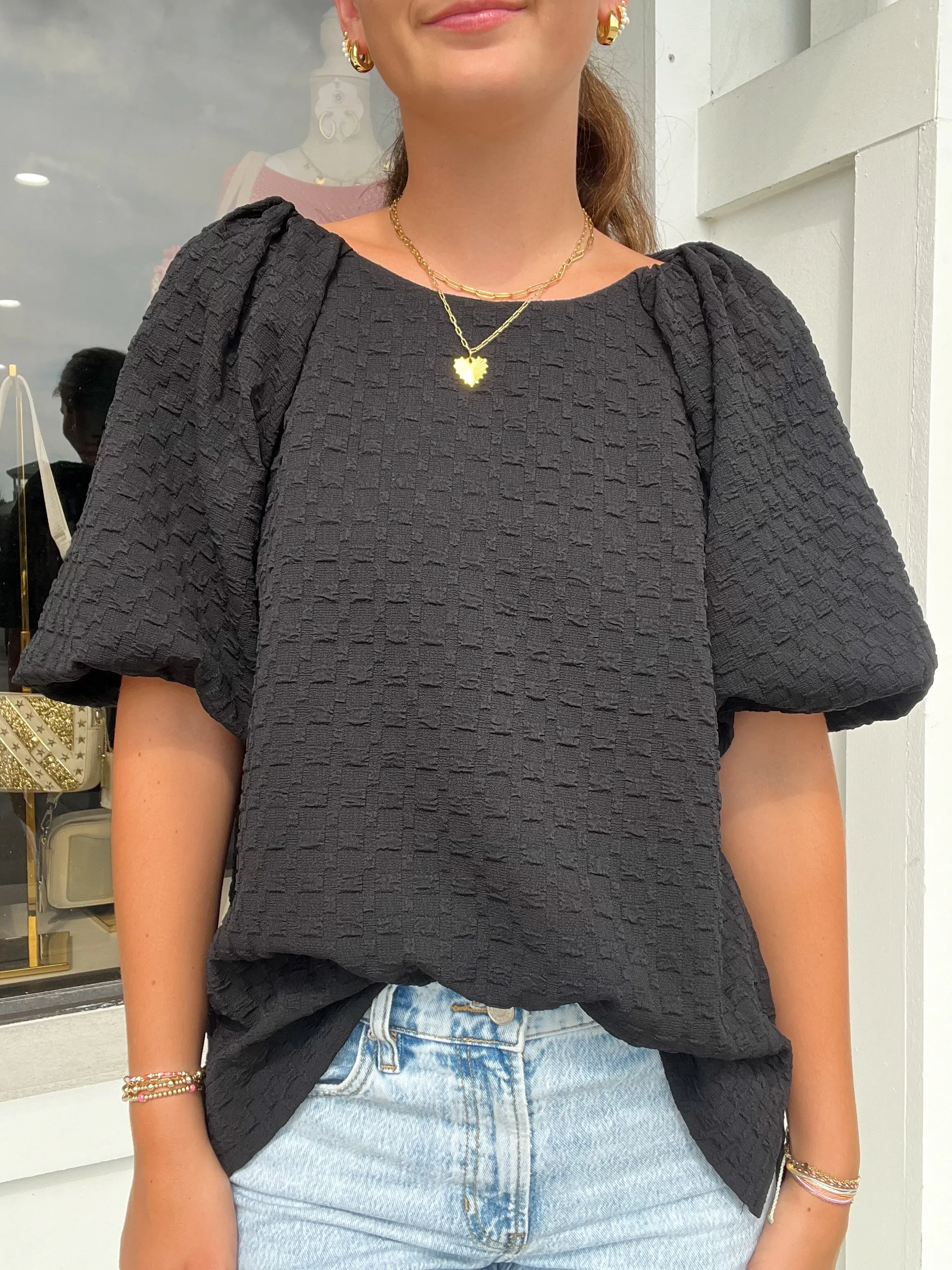 Umgee Jacquard Top
