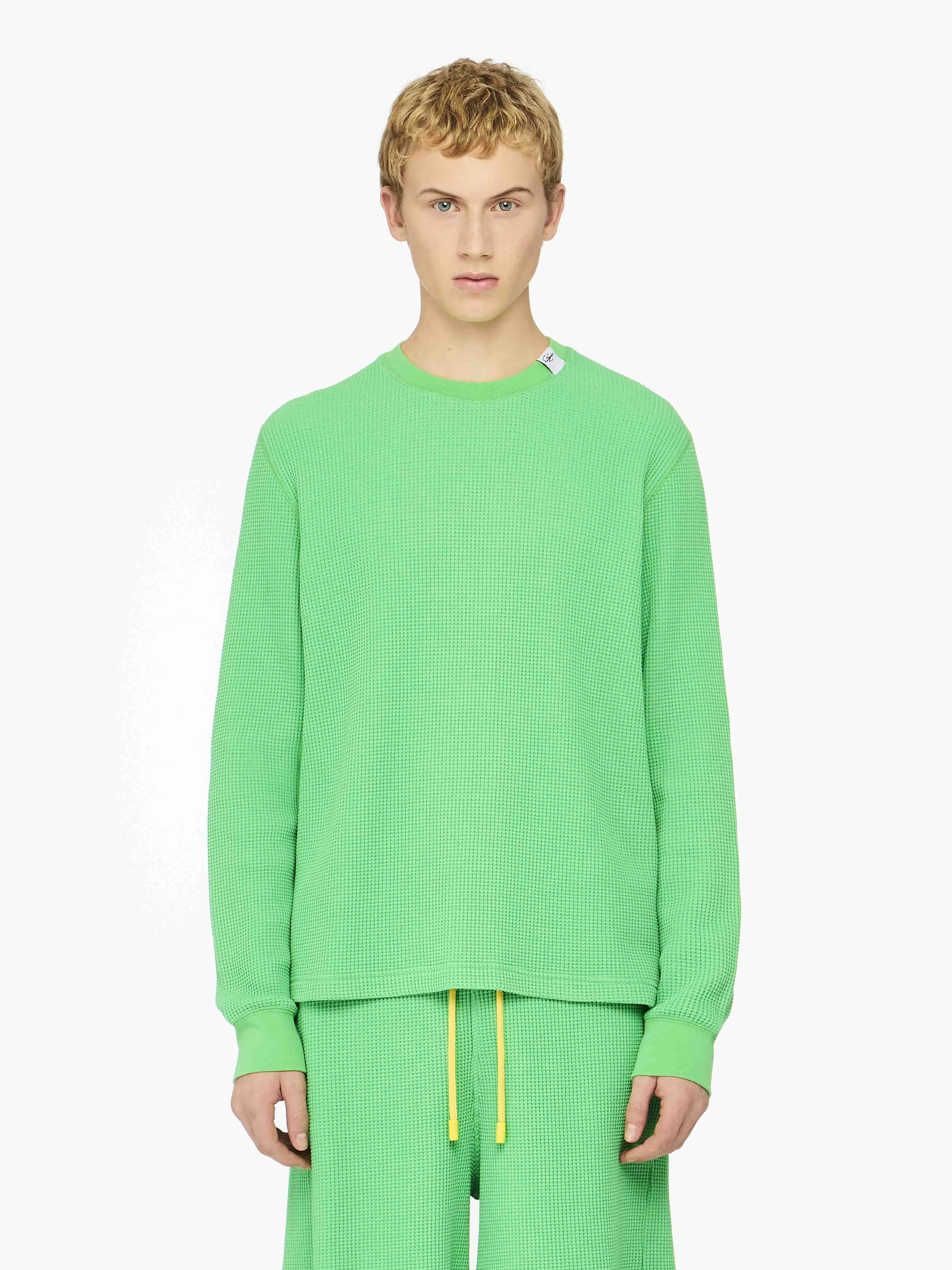 WAFFLE SWEATSHIRT