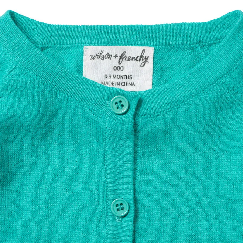 Wilson & Frenchy Peacock Summer Cardigan