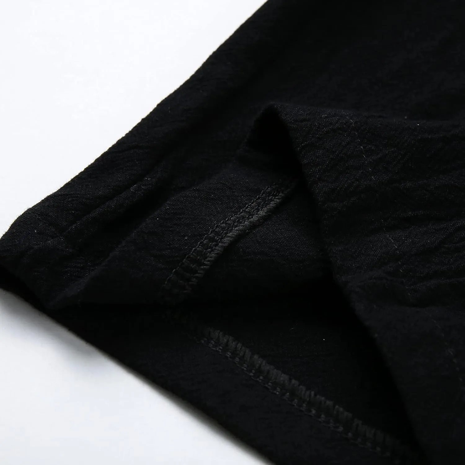 Women Linen Summer Y2K Streetwear Pants Elastic Waist Long Lounge Slim-Fit Trouser Trendy