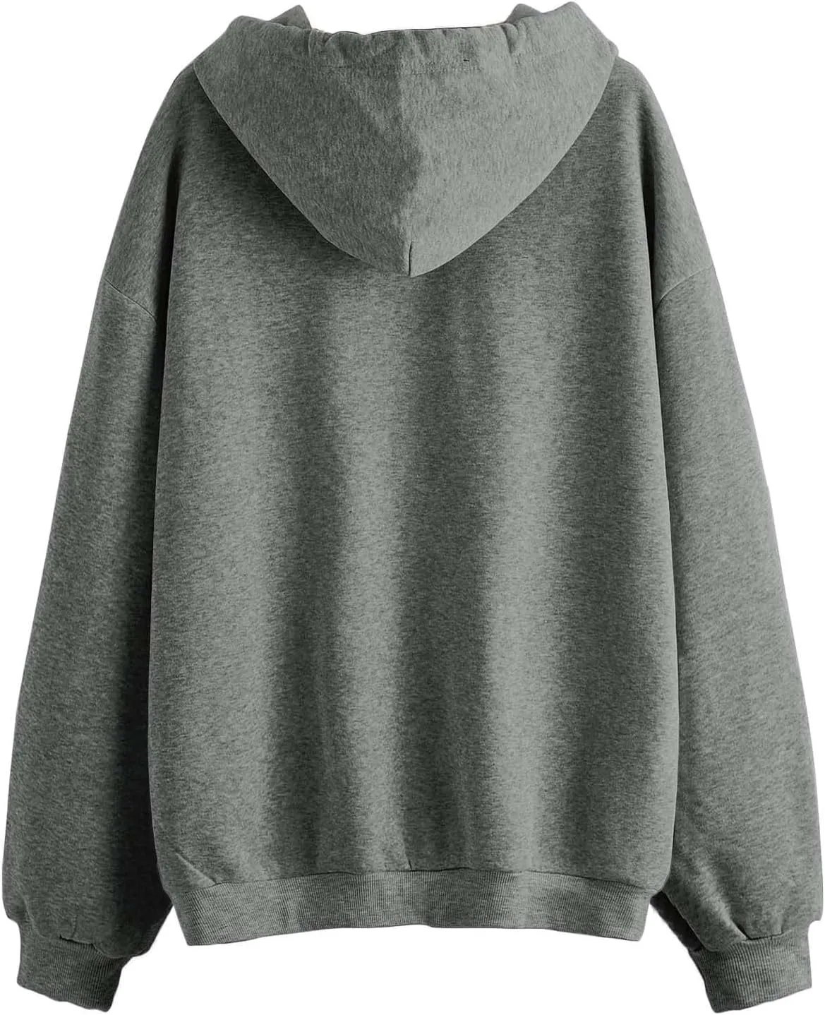 Womens Oversized Zip Up Hoodies Long Sleeve Fall Casual Sweatshirts Jacket Trendy Y2k Hoodie with Pocket, Medium